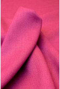 100% Pure Linen in Berry fiber reactive dyed