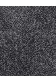 Alce Light Black Pebble Leather Half Hide from Italy