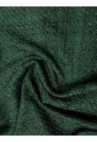 Army Green Dyed Tweed Fabric Weaved