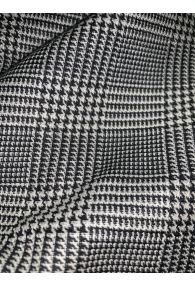 Canepa 53% Wool 47% Cotton Black & White Imported from Italy