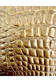 CrocBack Leather Alternative in Gold by Sommers