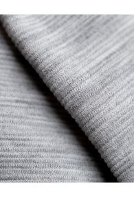 Luxury Italian Mill Gray 100% Wool 