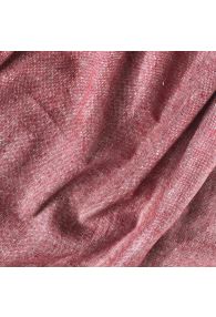 Sustainable Fabric Handwoven with Recycled Yarn from Bangladesh - Spice Red