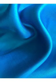 Handmade Sustainable Solid Blue Silk Fabric From Vietnam