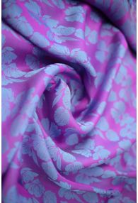 Handmade Sustainable Floral Silk Fabric from Vietnam- water hyacinth