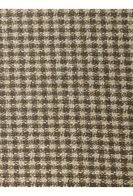 Beige/Brown Poly Rayon Plaid 65% Polyester 35% Rayon