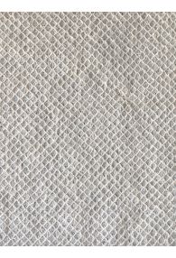 100% Polyester Diamond Knit in Cream