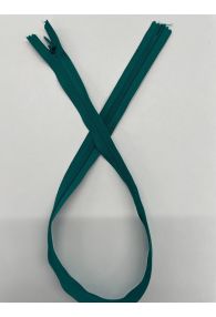 22" Invisible Zipper in Peacock Green, YKK 877