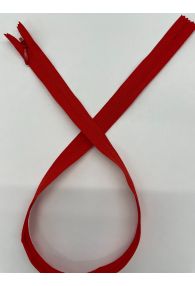 24" Invisible Zipper in Red, YKK 819