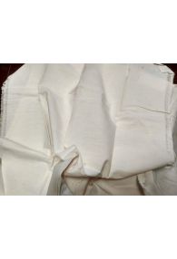 Offwhite Handwoven cotton count 2 x 40s x 20s from India