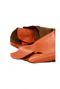 Simplified Tangerine Leather