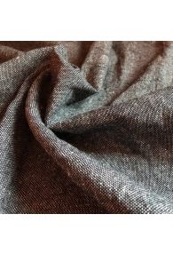 Sustainable Fabric Handwoven with Recycled Yarn from Bangladesh in Charcoal Grey