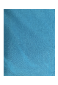 Teal Blue Silk Cotton Made From Japan