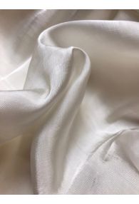 Handmade Sustainable Solid White Silk Fabric From Vietnam