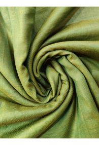 Lime Green Twill Cotton Fabric from India Yarn Dyed Azo-Free