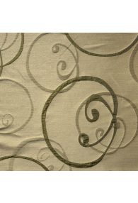 Indian Silk Drapery in Taupe
