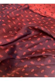 Handmade Sustainable Floral Silk Fabric from Vietnam- Dandelion flowers